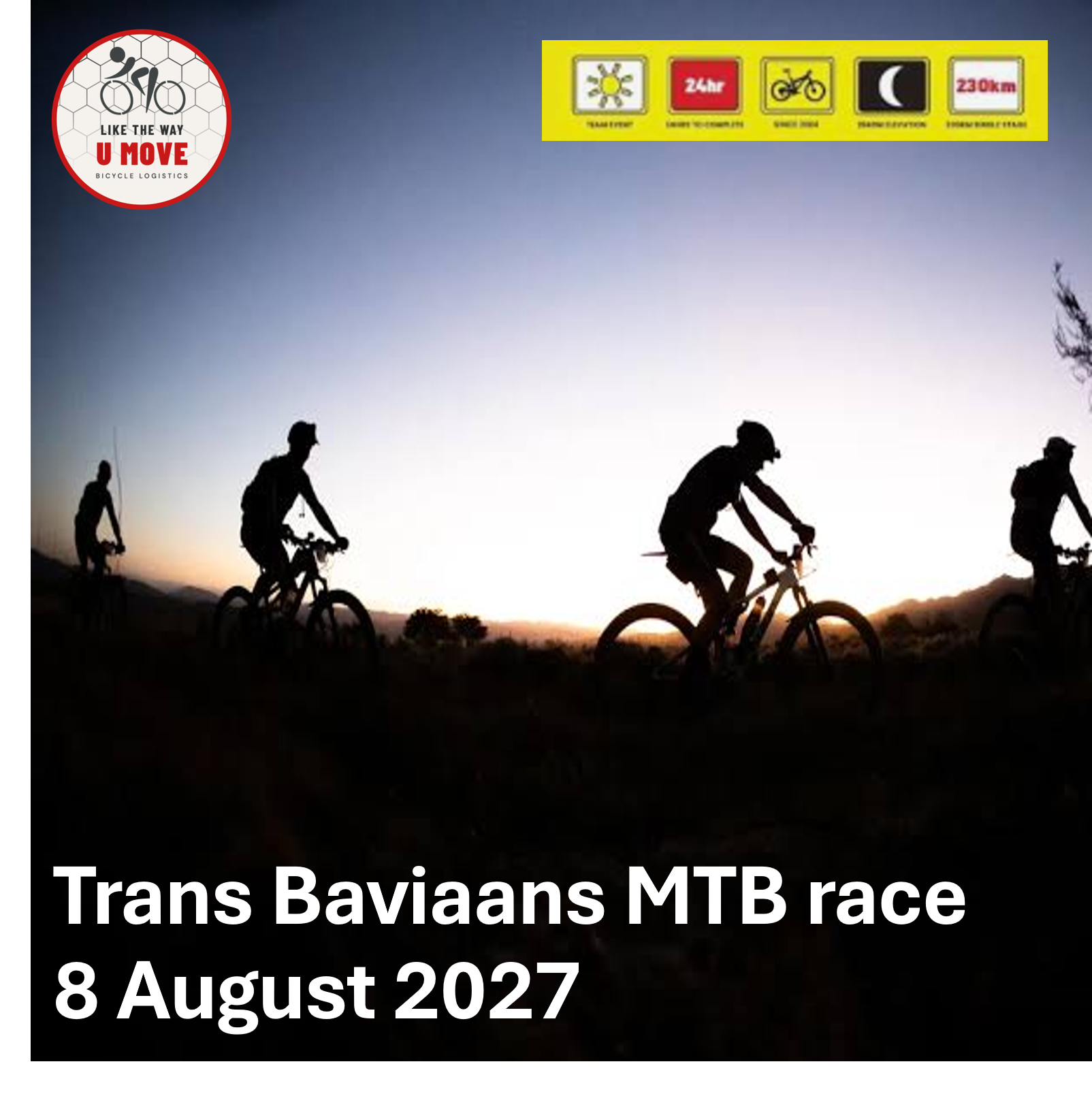 Trans Baviaans MTB race | 8 August 2026